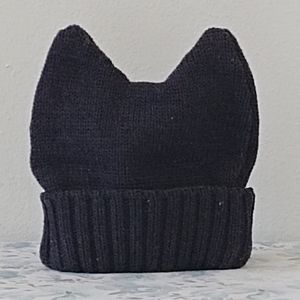 Gray Cat Ear Beanie